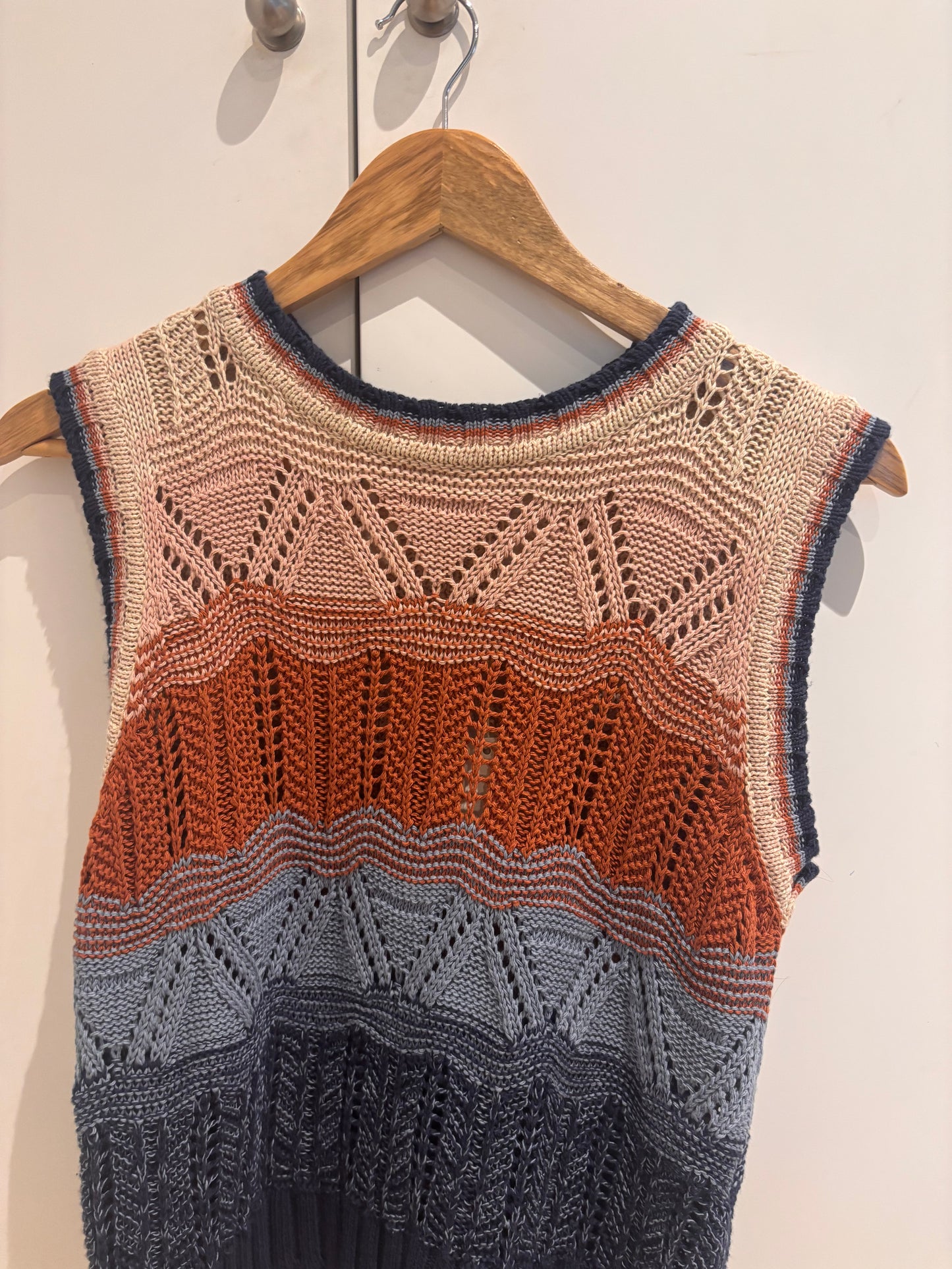 GILET CROCHET MULTICOLORE