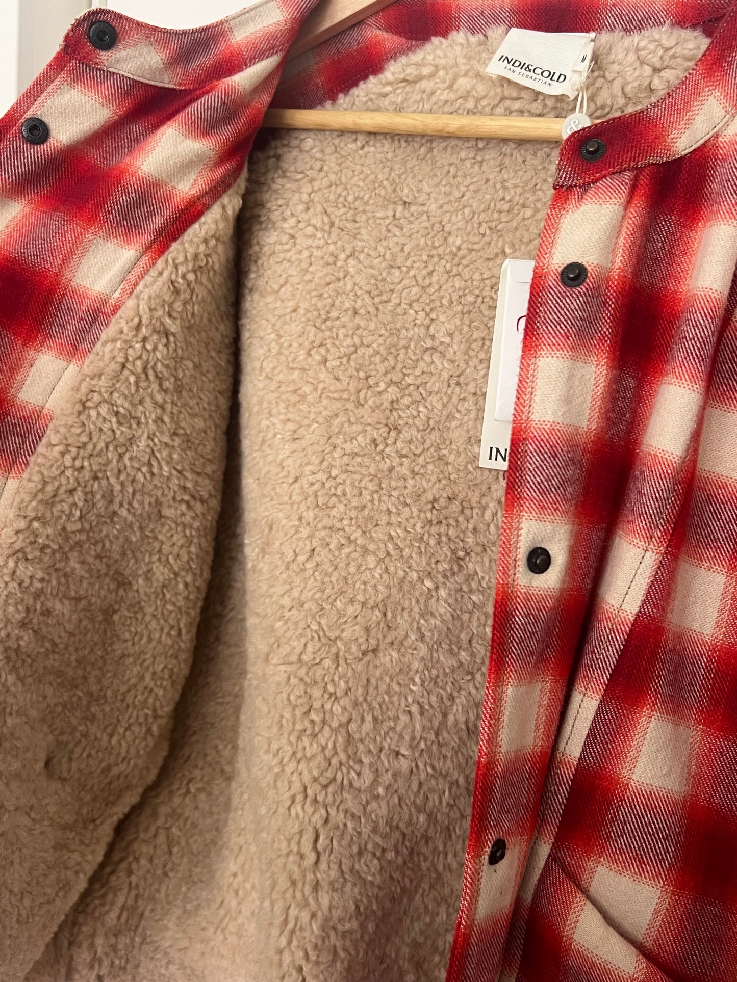 Padded checkered jacket