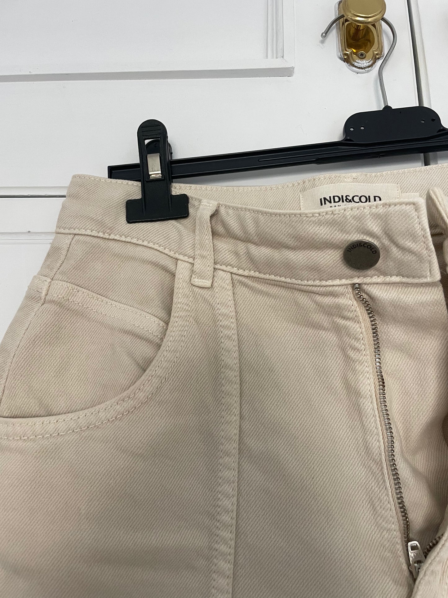 PANTALON EN SERGÉ RUSTIQUE