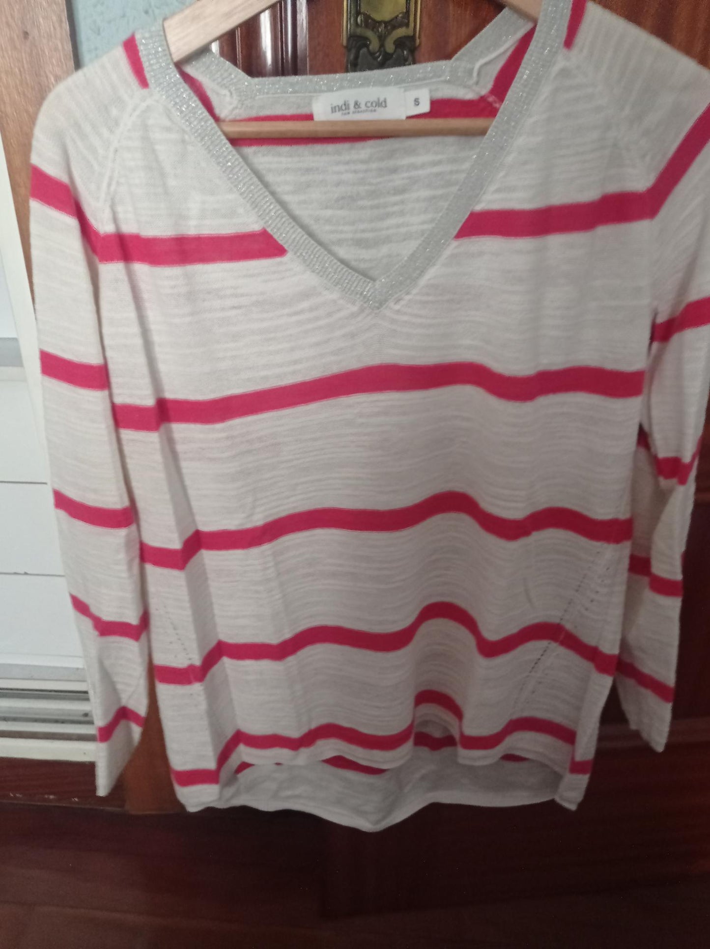 Red striped sweater