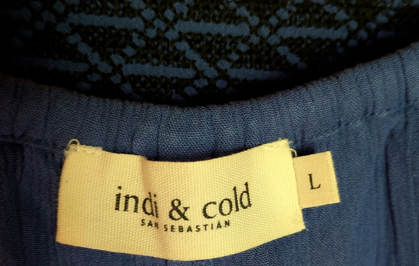 TOP AZUL INDIGO 100% VISCOSA