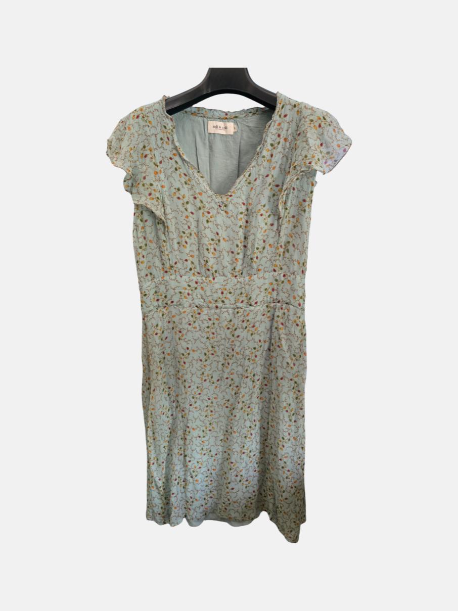 vestido gasa flores