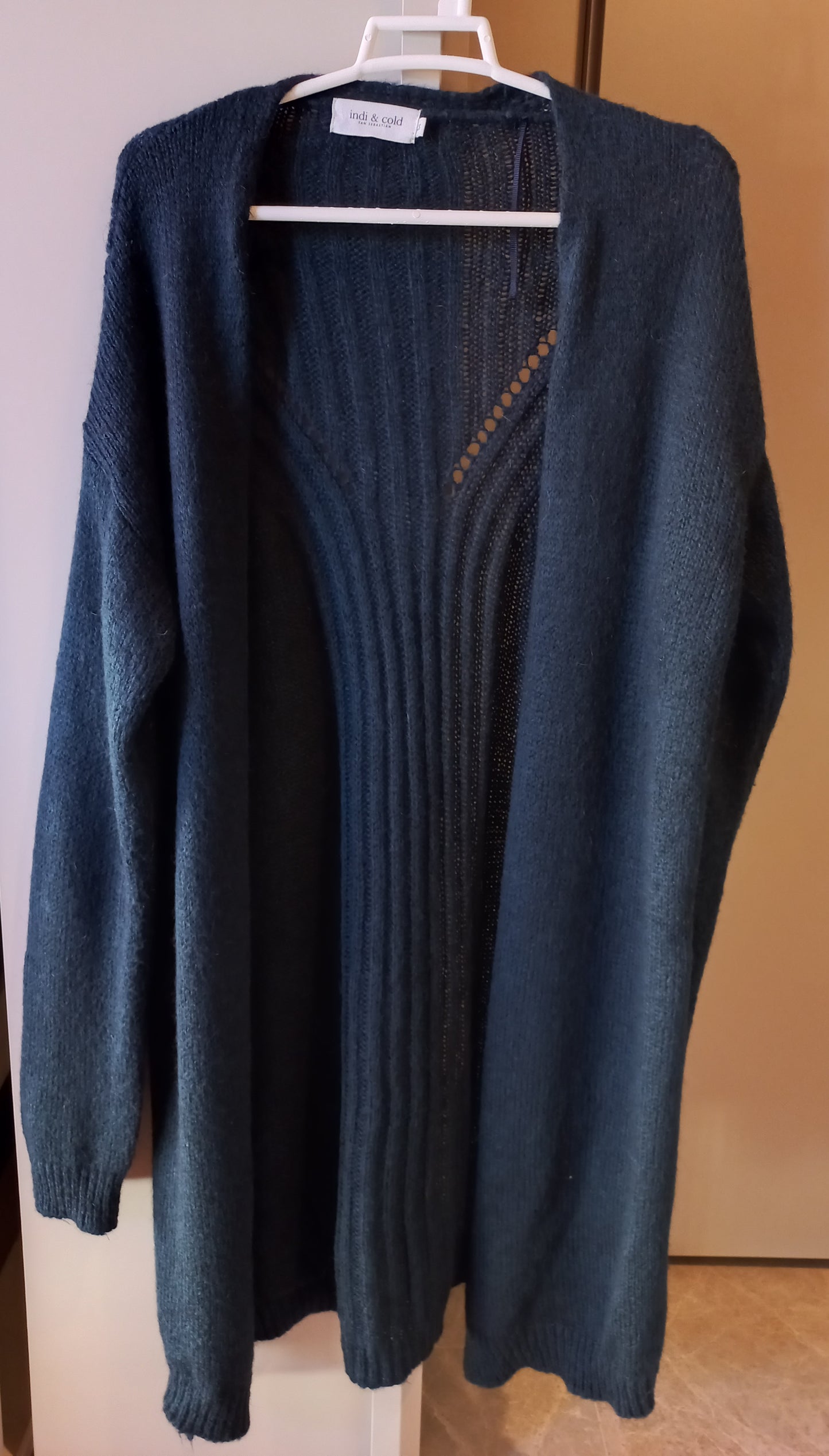 LONG JACKET WITH ALPACA