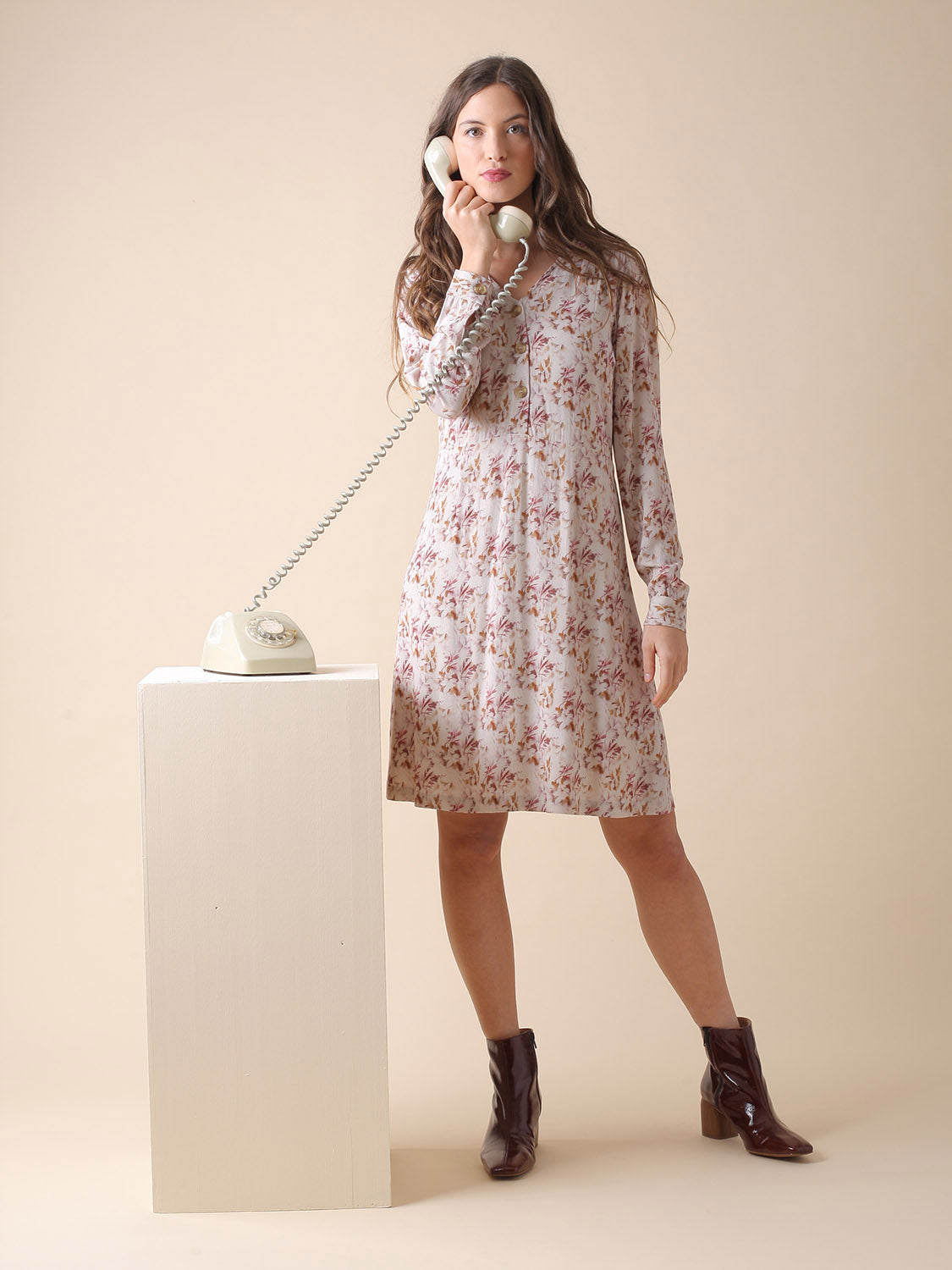 VESTIDO ALICE ESTAMPADO EN VISCOSA ECOVERO