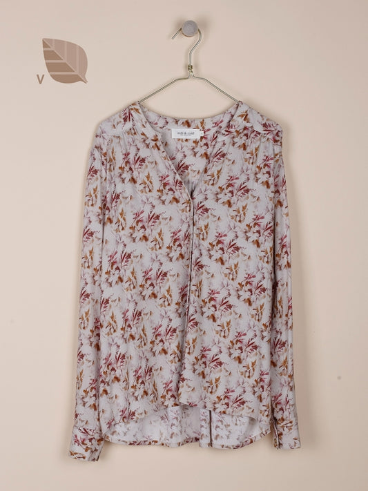 CAMISA PRINT FLORAL EN VISCOSA ECOVERO