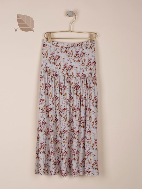 FALDA PRINT FLORAL EN VISCOSA ECOVERO