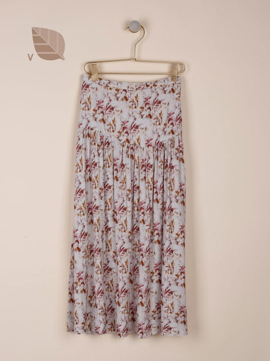 FALDA PRINT FLORAL EN VISCOSA ECOVERO