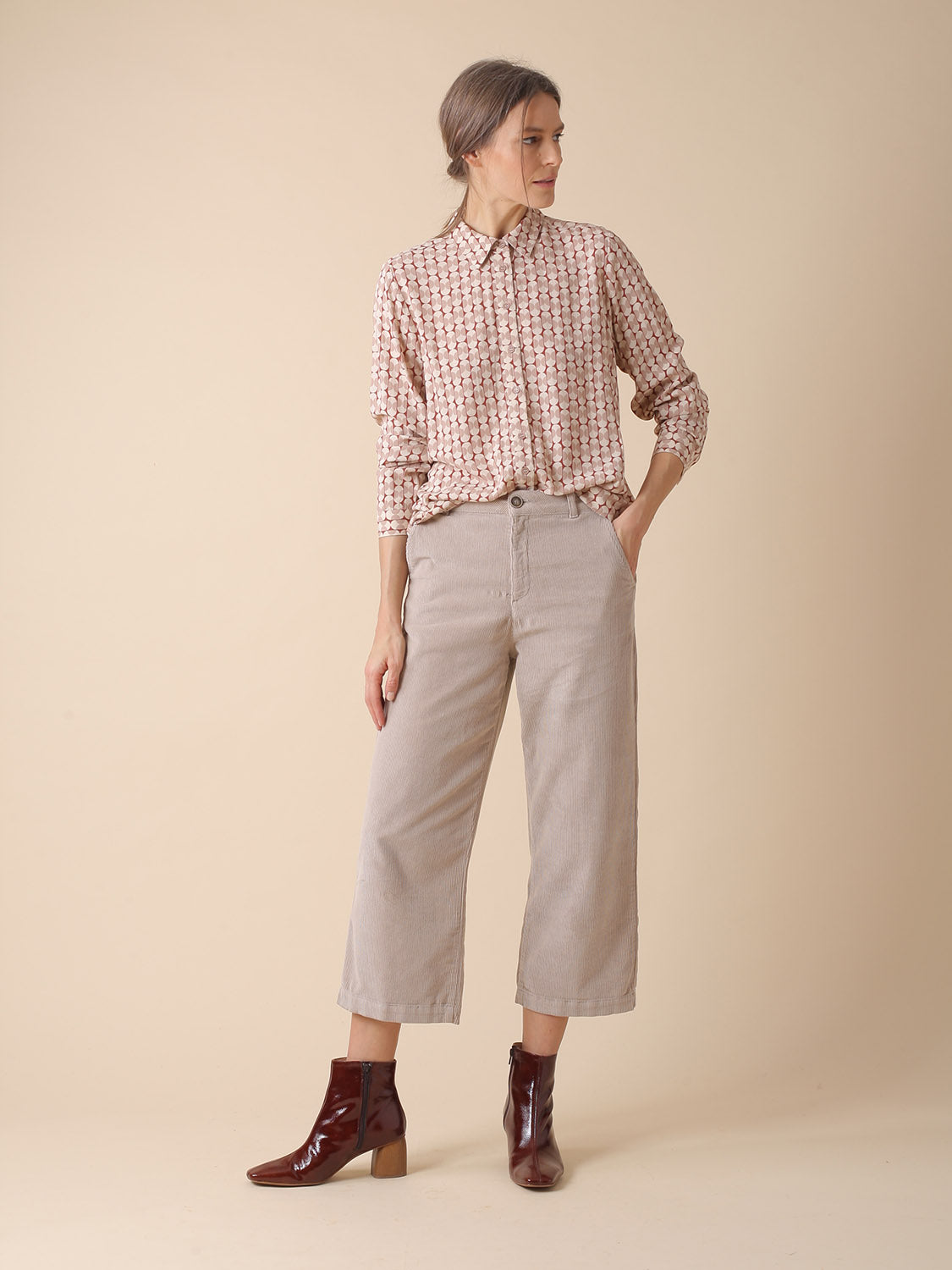 CAMISA PRINT GEOMÉTRICO