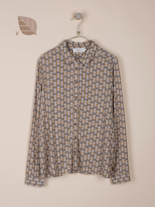 CAMISA PRINT GEOMÉTRICO