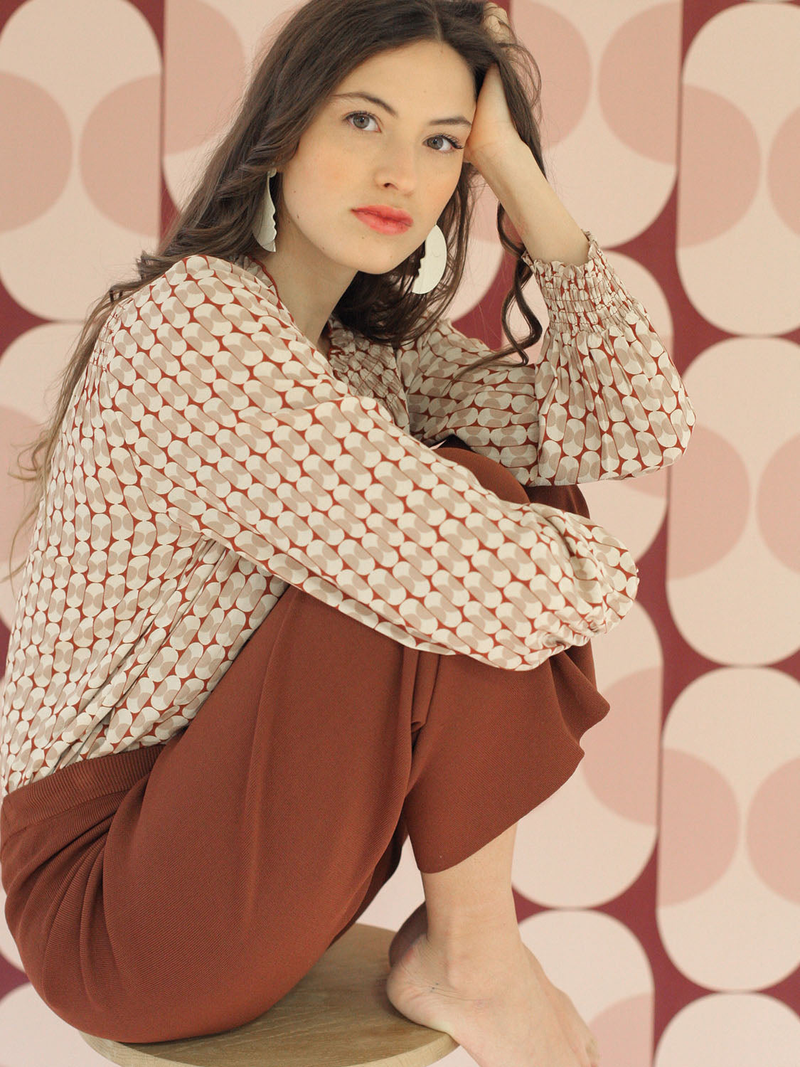 BLUSA PRINT GEOMÉTRICO