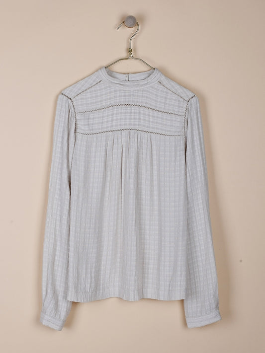 BLUSA EN VISCOSA CON VAINICA