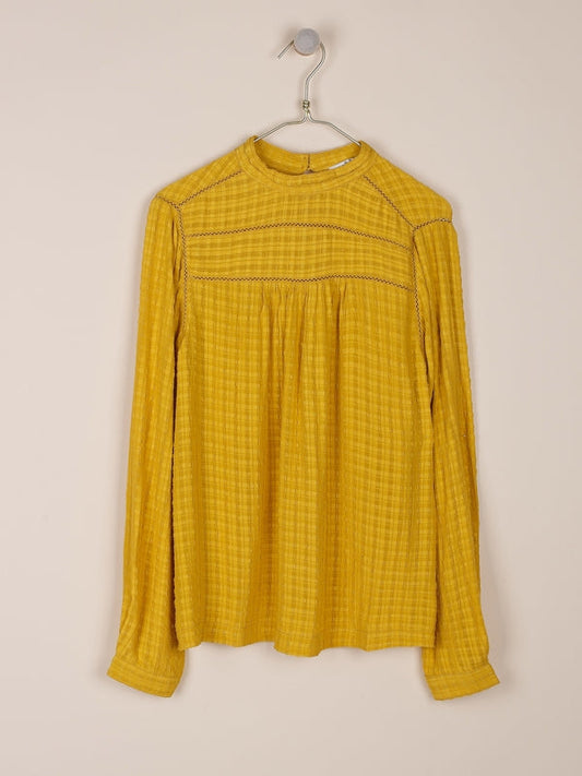 BLUSA EN VISCOSA CON VAINICA