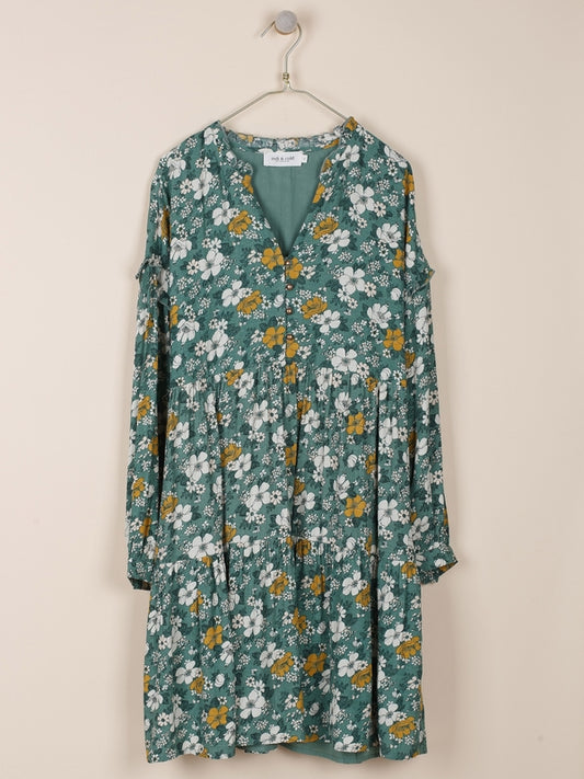 VESTIDO CORTO ESTAMPADO FLORAL