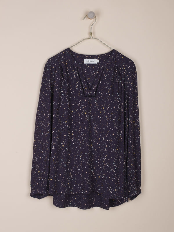 BLUSA KATY EN TOPO MULTICOLOR