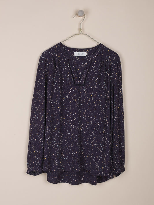 BLUSA KATY EN TOPO MULTICOLOR