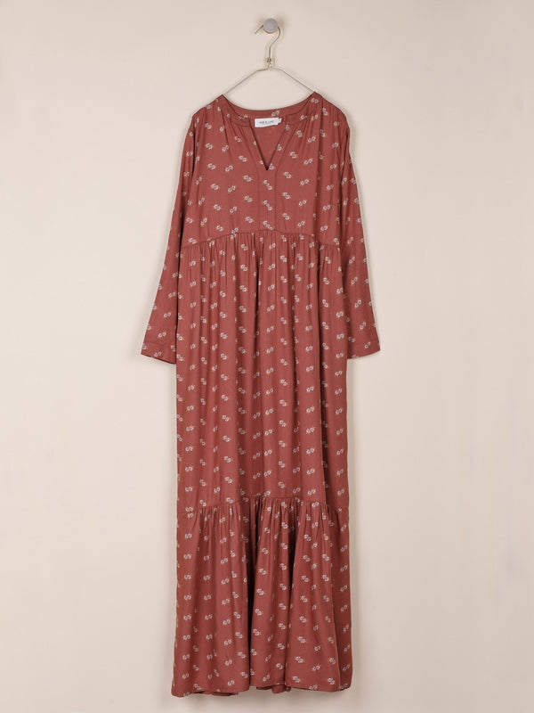 VESTIDO JANE EN VISCOSA ESTAMPADA