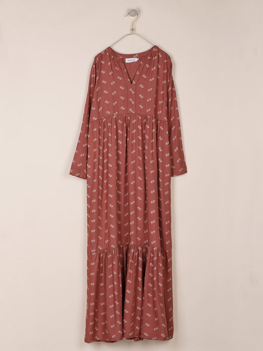VESTIDO JANE EN VISCOSA ESTAMPADA