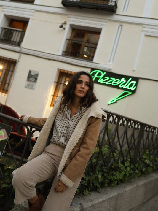 CHEMISE EN COTON À RAYURES