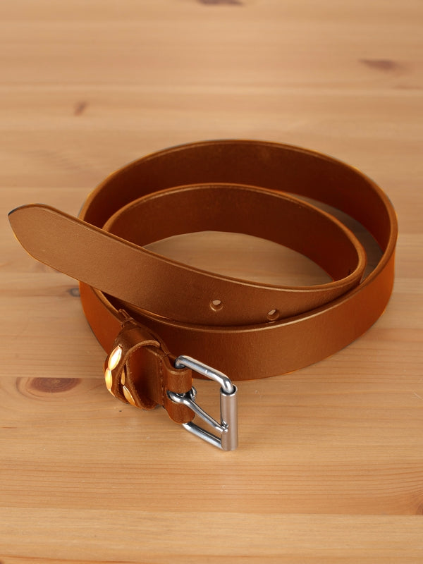 CEINTURE NAPPA AVEC BOUCLE CARRÉE