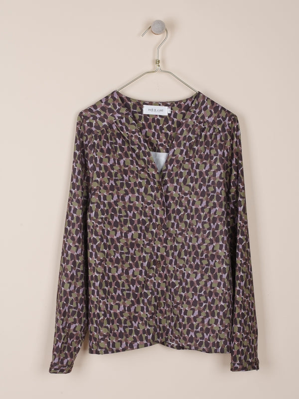 CAMISA ESTAMPADA EN VISCOSA STRETCH