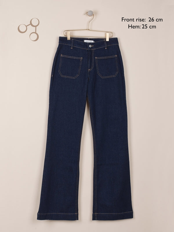 PANTALÓN TEJANO ACAMPANADO