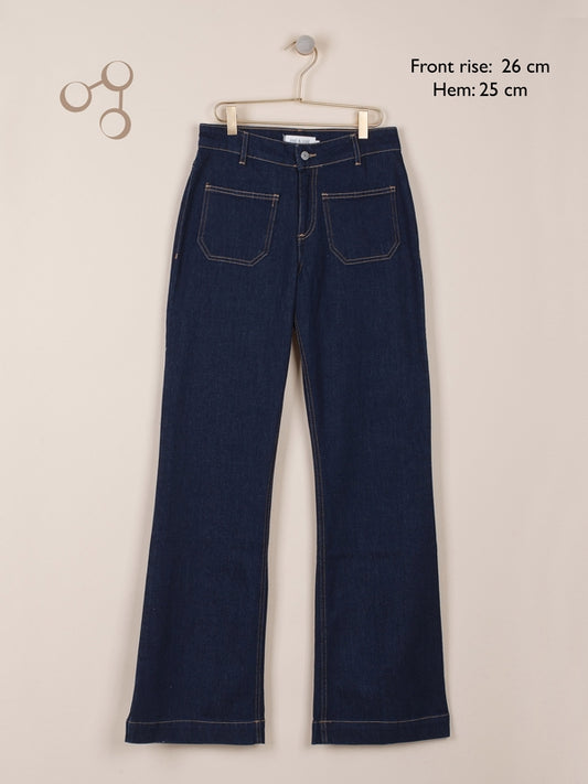 PANTALÓN TEJANO ACAMPANADO