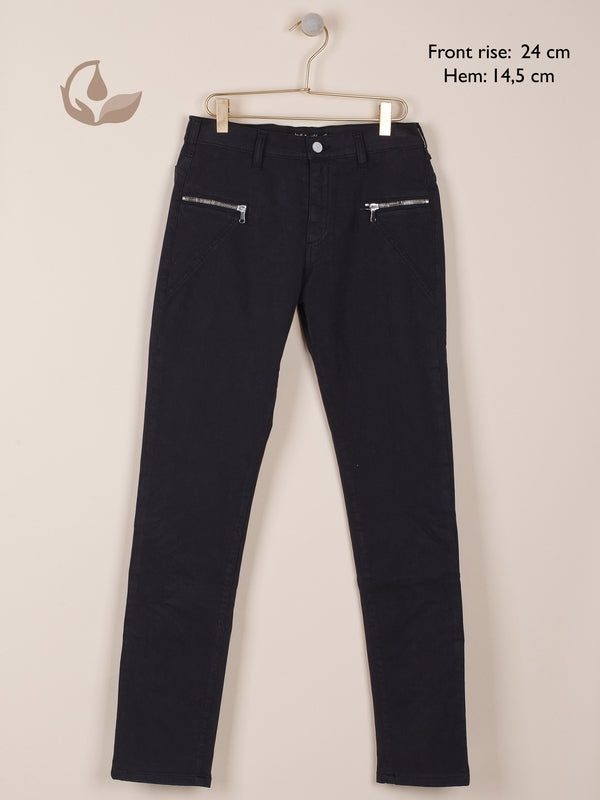 PANTALÓN SLIM CREMALLERAS