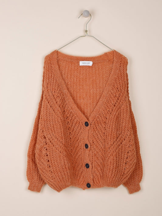 CHAQUETA OVERSIZE CON MENGUADOS