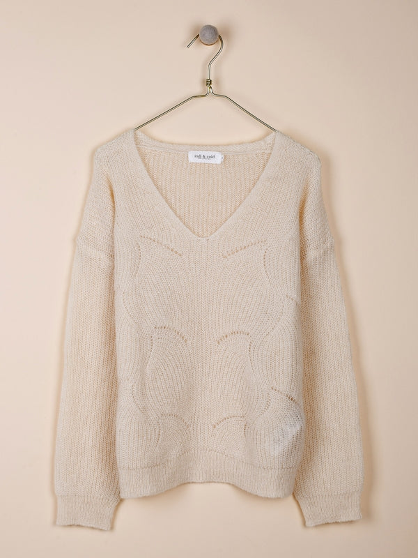 JERSEY DE ALPACA CON MENGUADOS