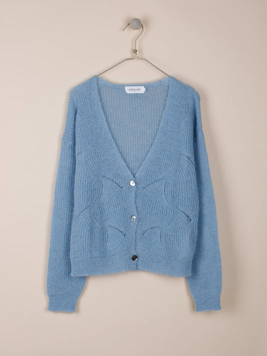 CHAQUETA DE ALPACA CON MENGUADOS