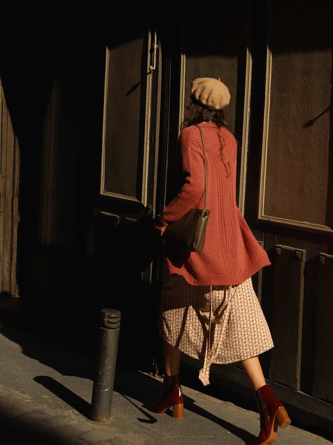 VESTE LONGUE EN ALPAGA