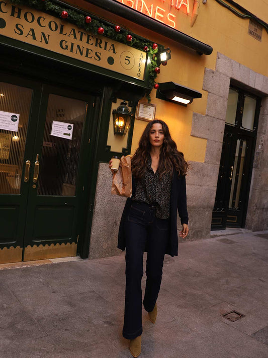 LONG JACKET WITH ALPACA