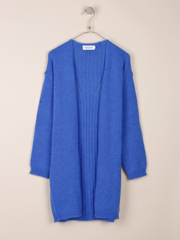 CHAQUETA LARGA CON ALPACA