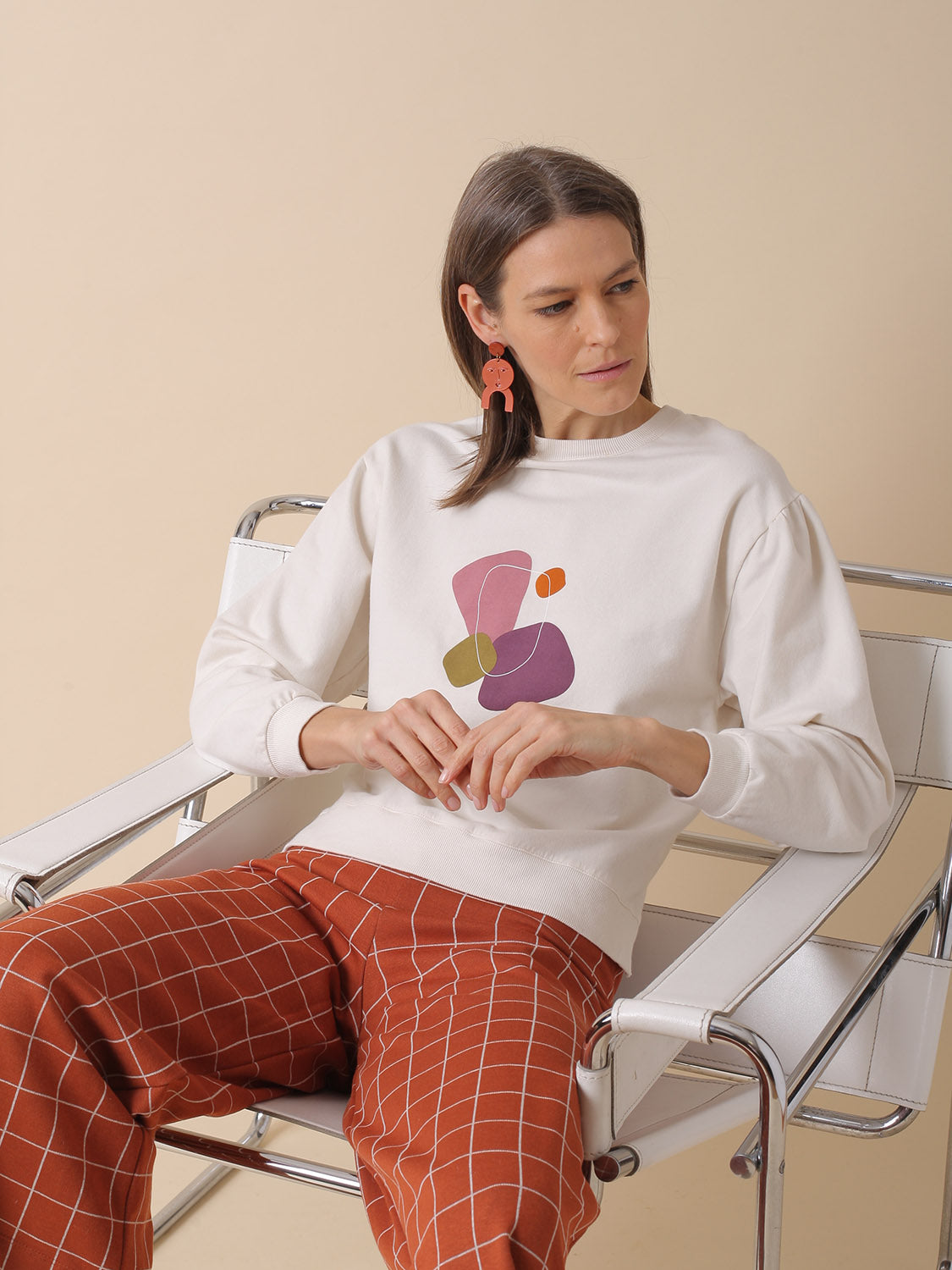 SUDADERA CON ESTAMPADO POSICIONAL