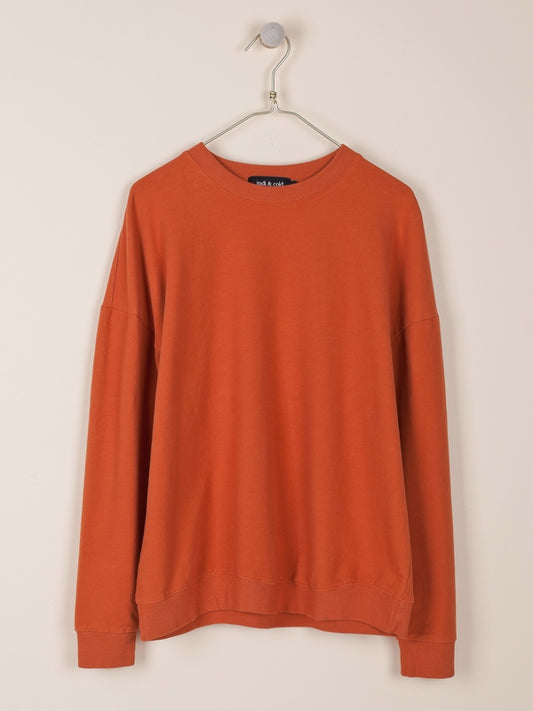 SUDADERA OVERSIZE TINTE EN PRENDA