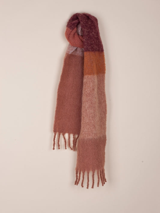 BUFANDA MULTICOLOR CON MOHAIR Y MERINO