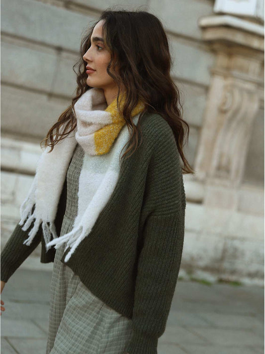 OVERSIZED RIBBED JACKET