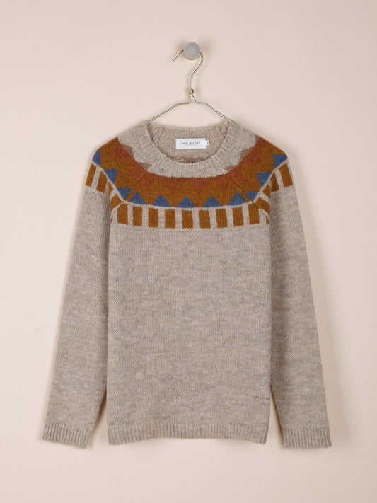 JERSEY CON CENEFA DE JACQUARD