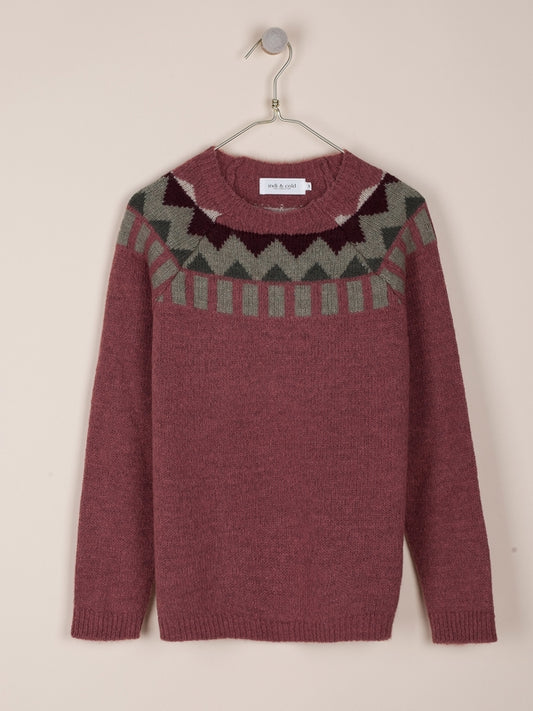 JERSEY CON CENEFA DE JACQUARD
