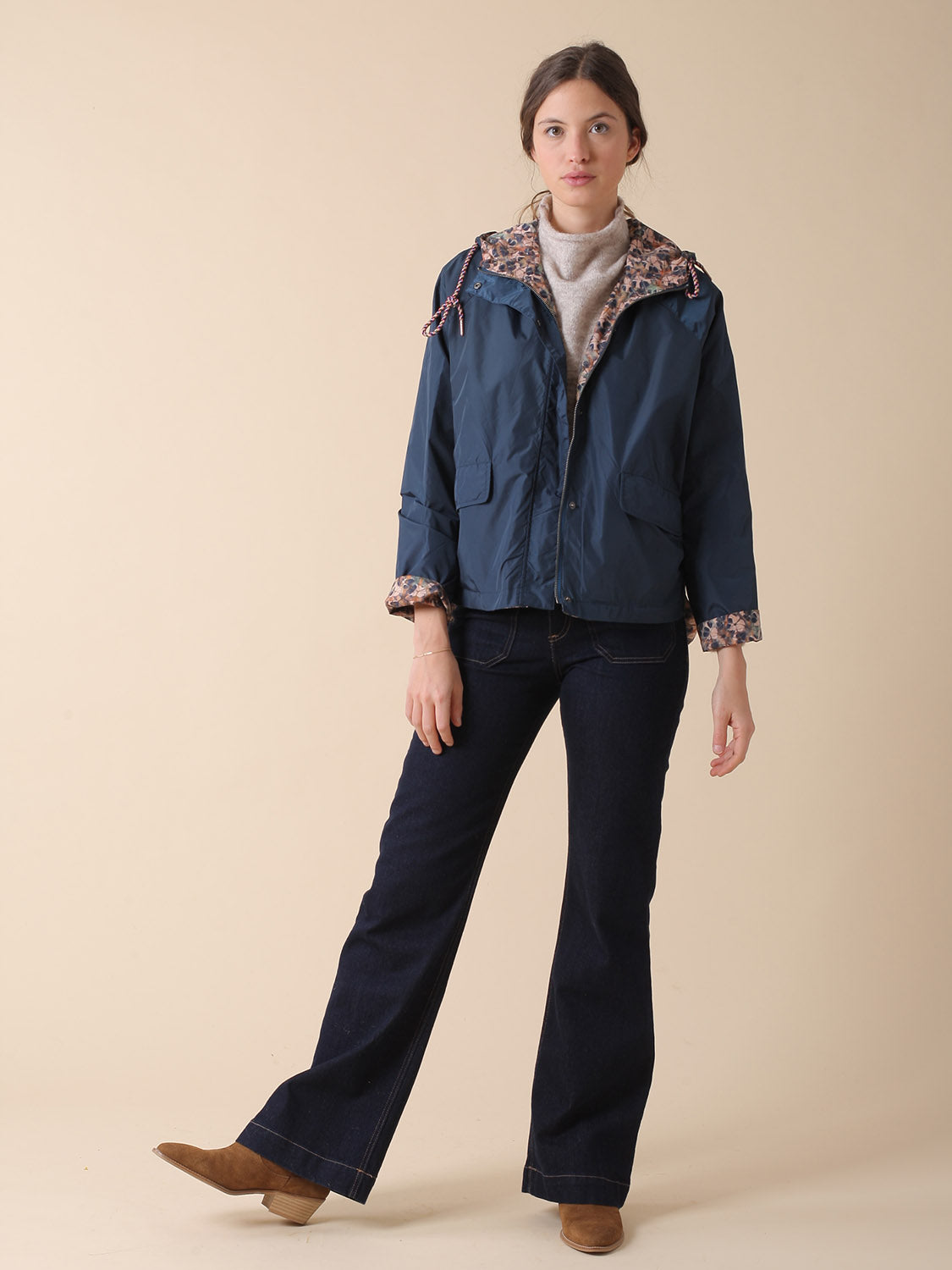 PARKA CORTA OVERSIZE REVERSIBLE