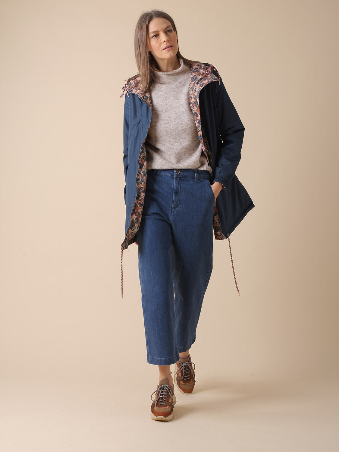 PARKA LARGA REVERSIBLE