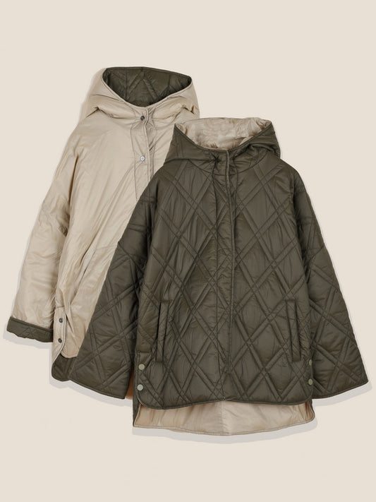 PLUMÍFERO OVERSIZE REVERSIBLE CAPUCHA