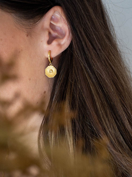 PENDIENTES SERPIENTE Y CITRINO