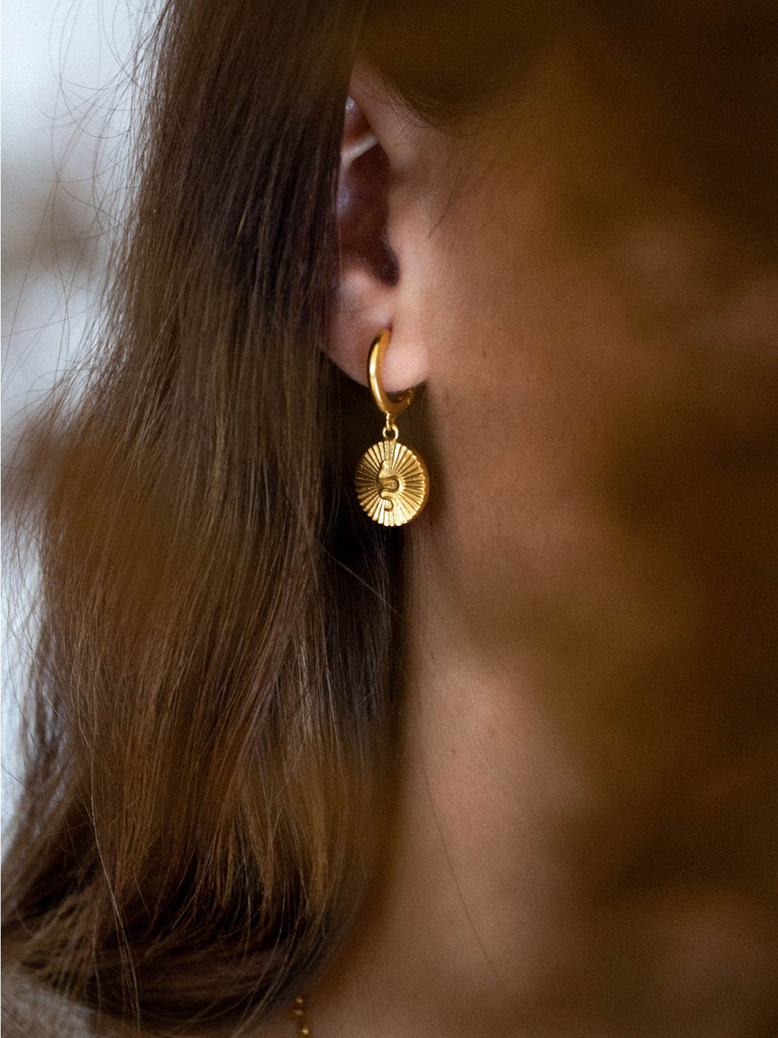 PENDIENTES SERPIENTE Y CITRINO
