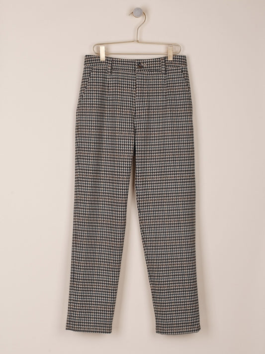 PANTALÓN RECTO EN TEJIDO DE PUNTO
