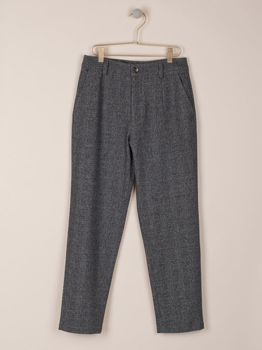 PANTALÓN RECTO EN TEJIDO DE PUNTO