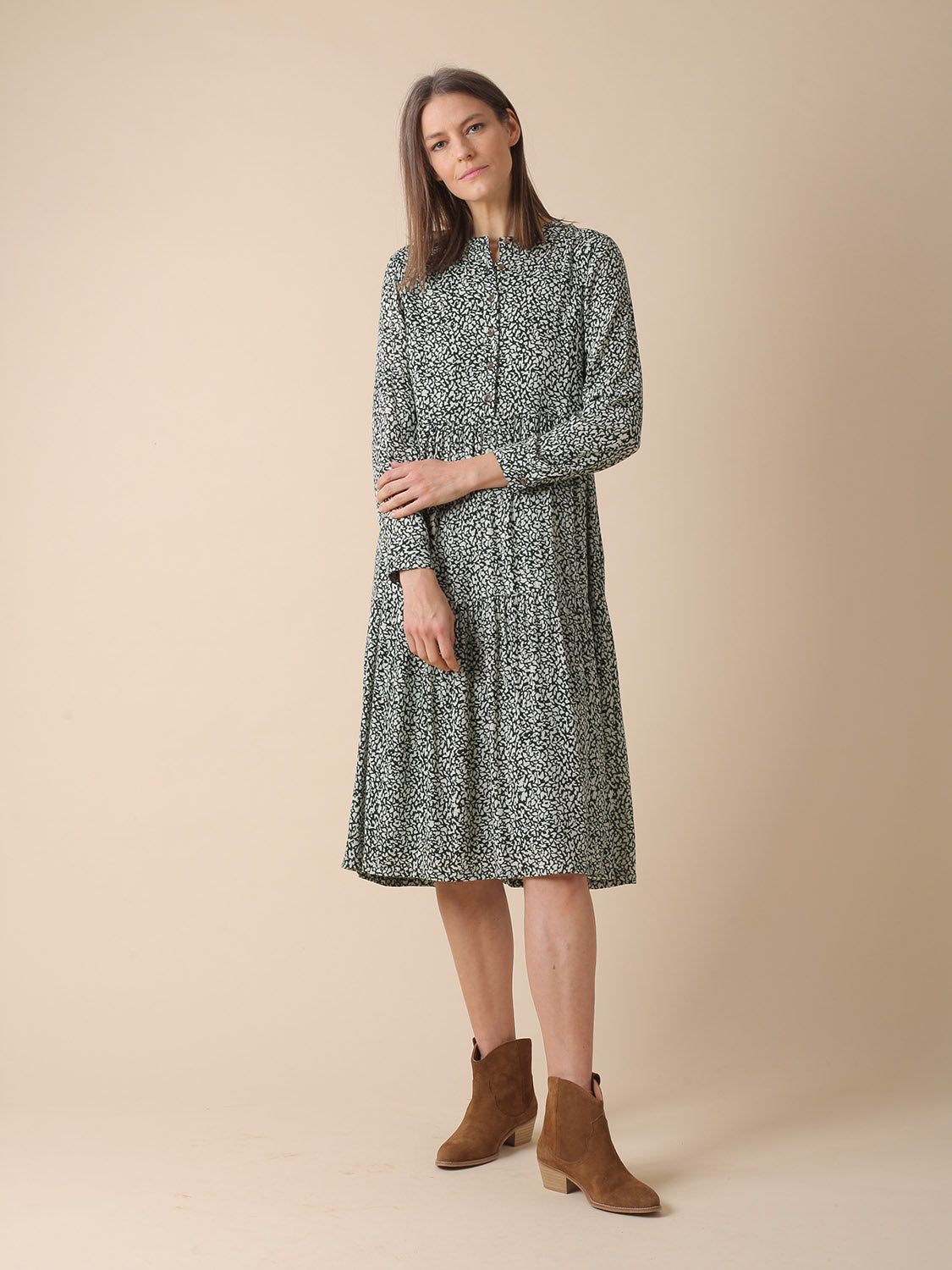 ABBIE DRESS IN VISCOSE BAMBOO