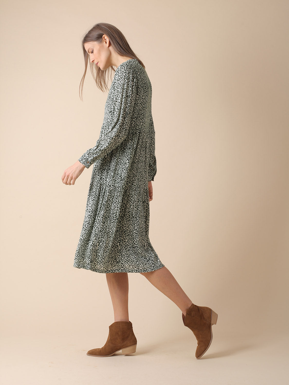ABBIE DRESS IN VISCOSE BAMBOO