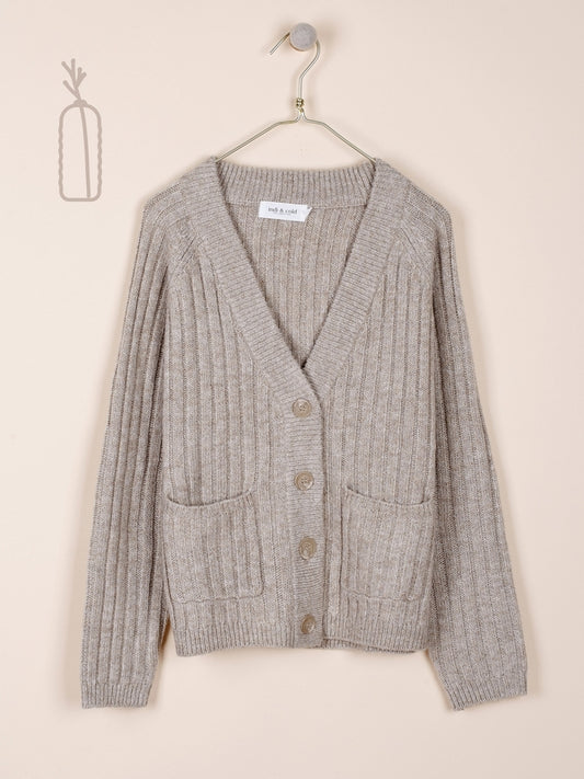CHAQUETA PUNTO EN POLIÉSTER RECICLADO