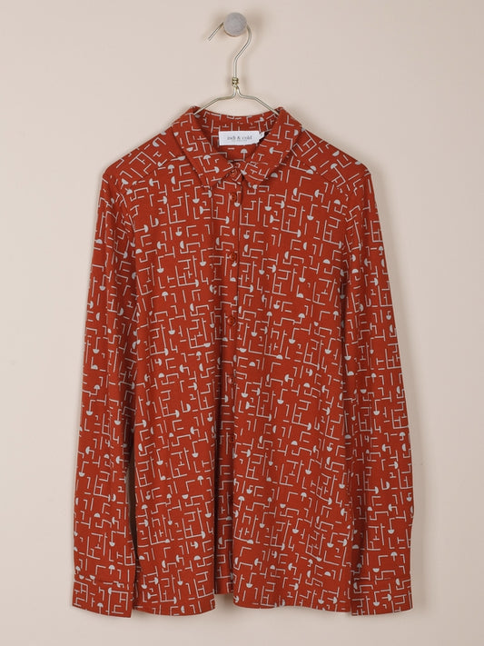 CAMISA ELLA EN PUNTO MILANO